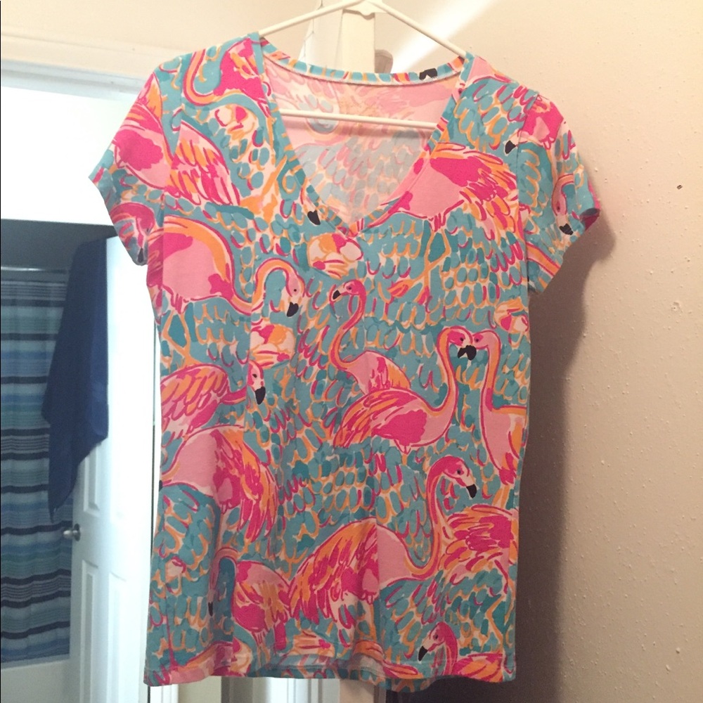 Rare Peel and Eat Michelle Flamingo Lilly Pulitzer